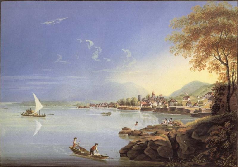 Seen city of Neuchatel, Louis Bleuler